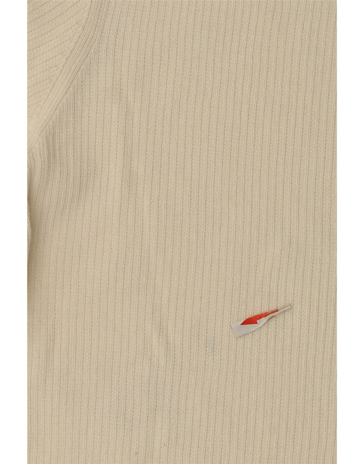 Massimo Dutti T-shirt da uomo a maniche corte Top Large in cotone bianco