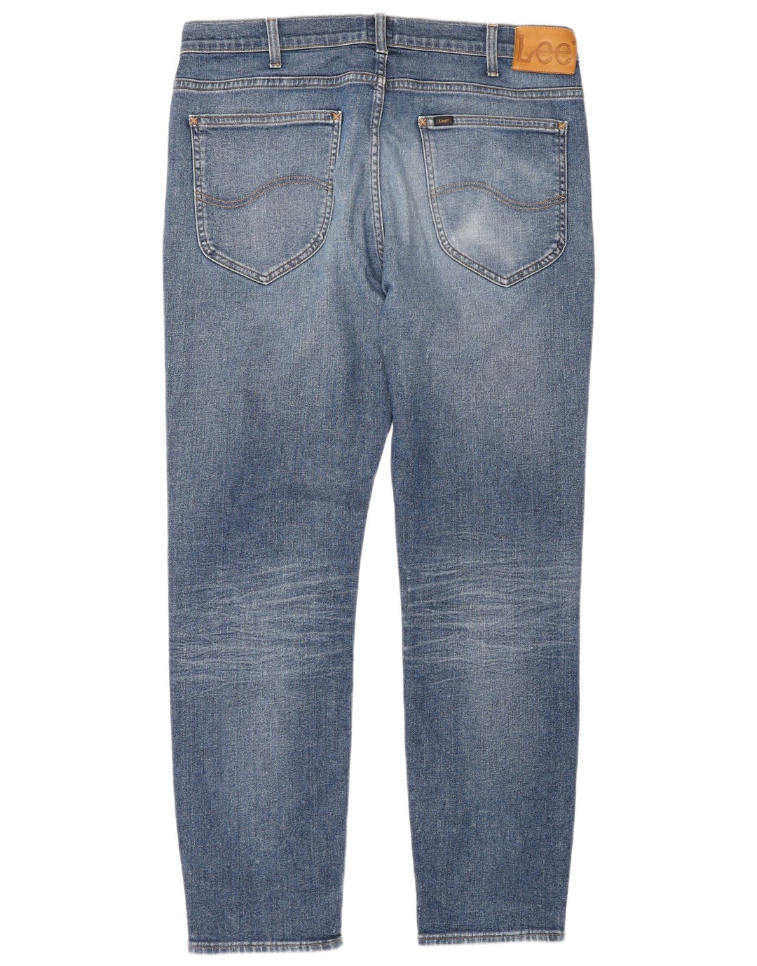 Jeans corti da uomo Lee Rider W38 L34 cotone blu