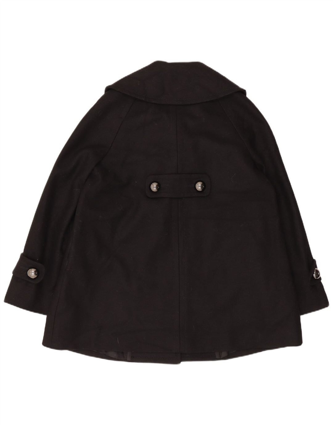 Cappotto da marinaio da donna French Connection UK 10 piccolo in lana vergine nera