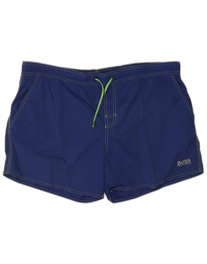 Pantaloncini da bagno da uomo Hugo Boss XL blu navy
