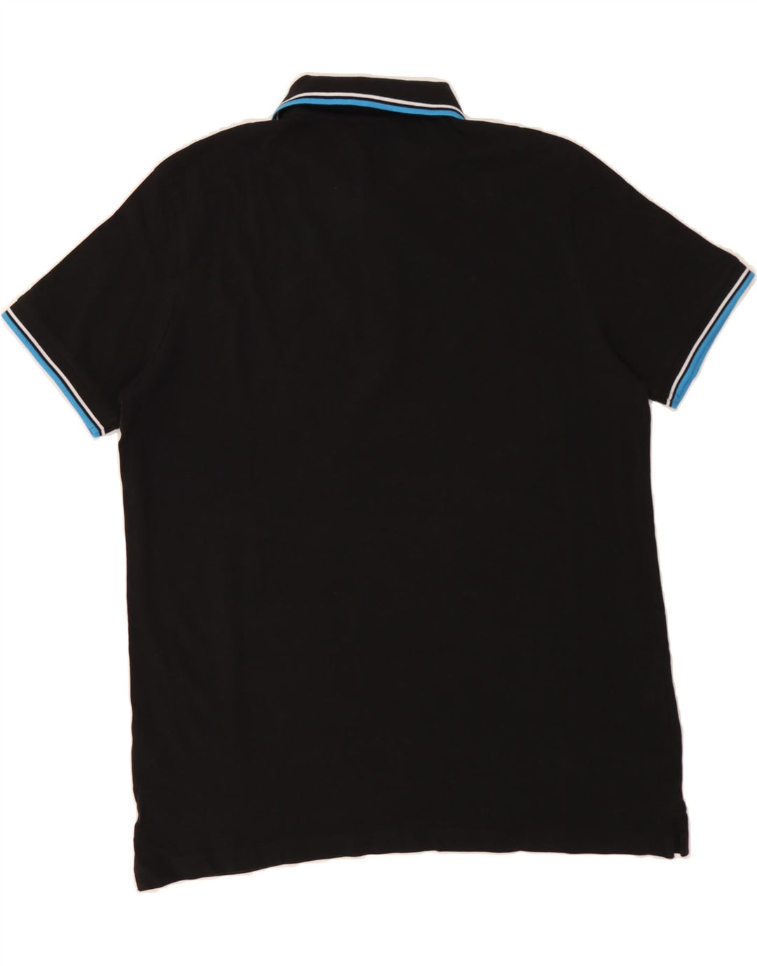 DIADORA Mens Polo Shirt 2XL Black Cotton Vintage Diadora and Second-Hand Diadora from Messina Hembry 