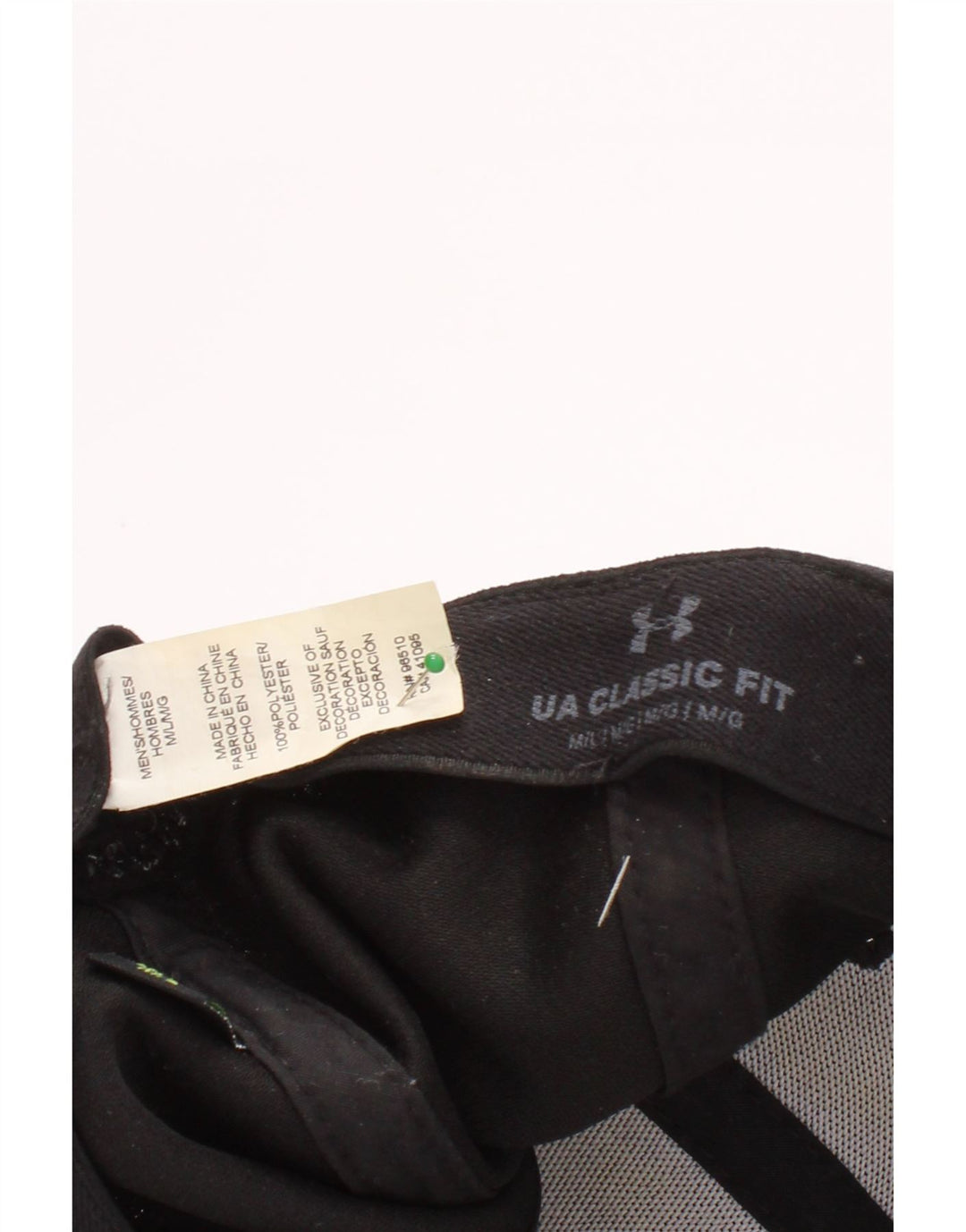 Berretto da baseball grafico da uomo Under Armour medio/grande sportivo in poliestere nero