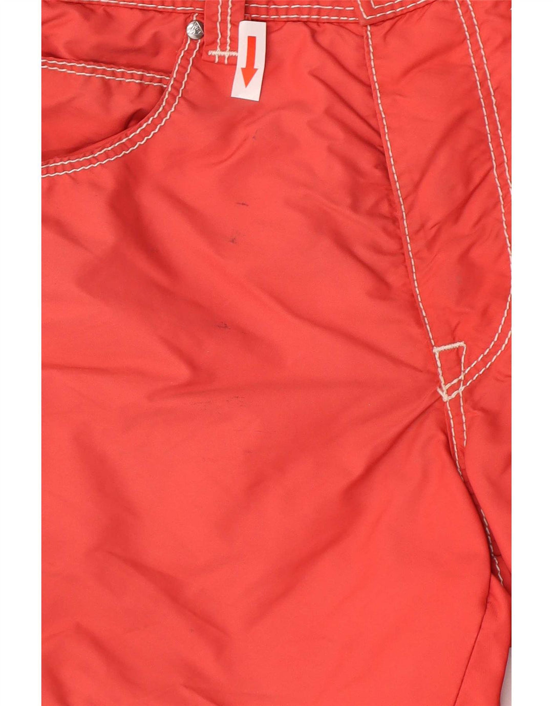 Pantaloncini da bagno da donna Roy Rogers W29 Small rosso in poliammide