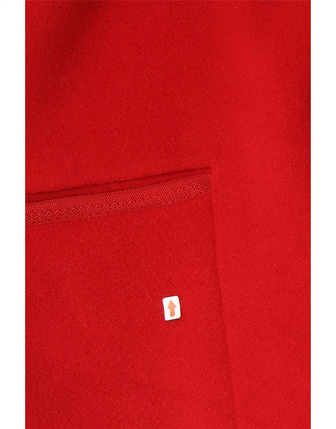 Giacca blazer oversize a 3 bottoni da donna Genny UK 10 piccola lana rossa