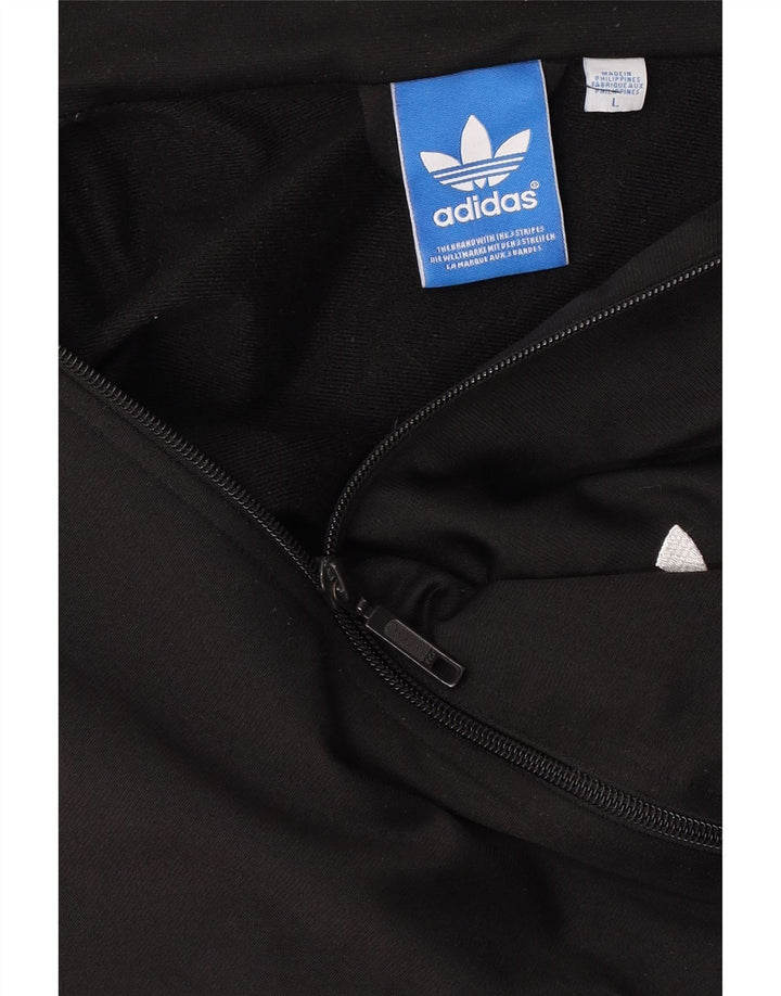Giacca da ginnastica da uomo Adidas Large nera
