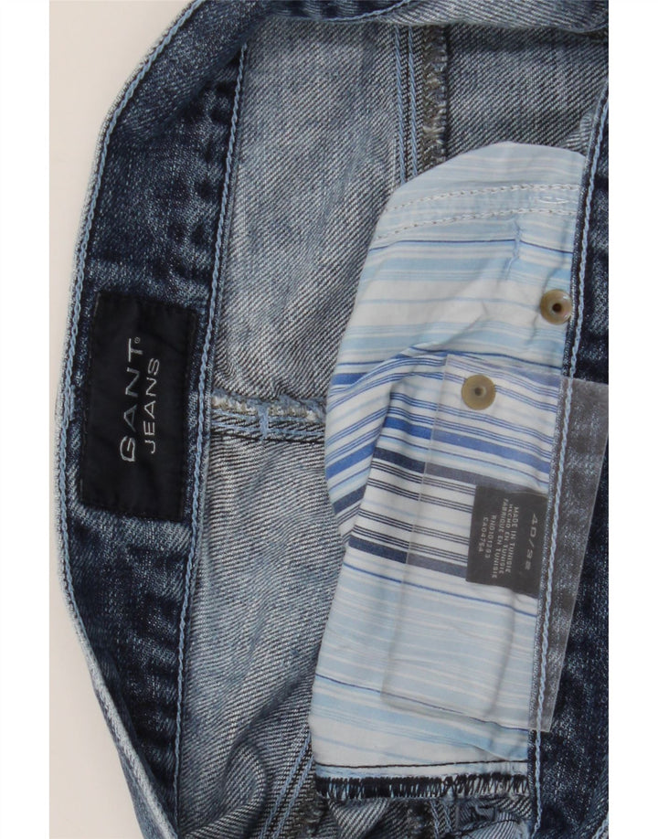 Jeans dritti da uomo Gant W40 L32 cotone blu
