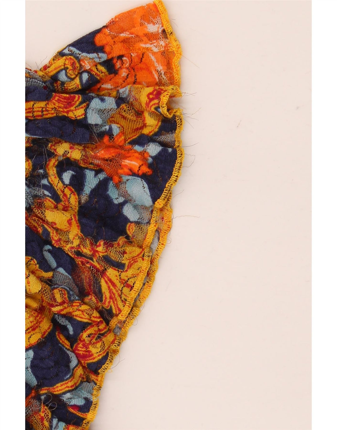 Top Zara da donna con camicetta trasparente UK 10 piccolo floreale multicolore