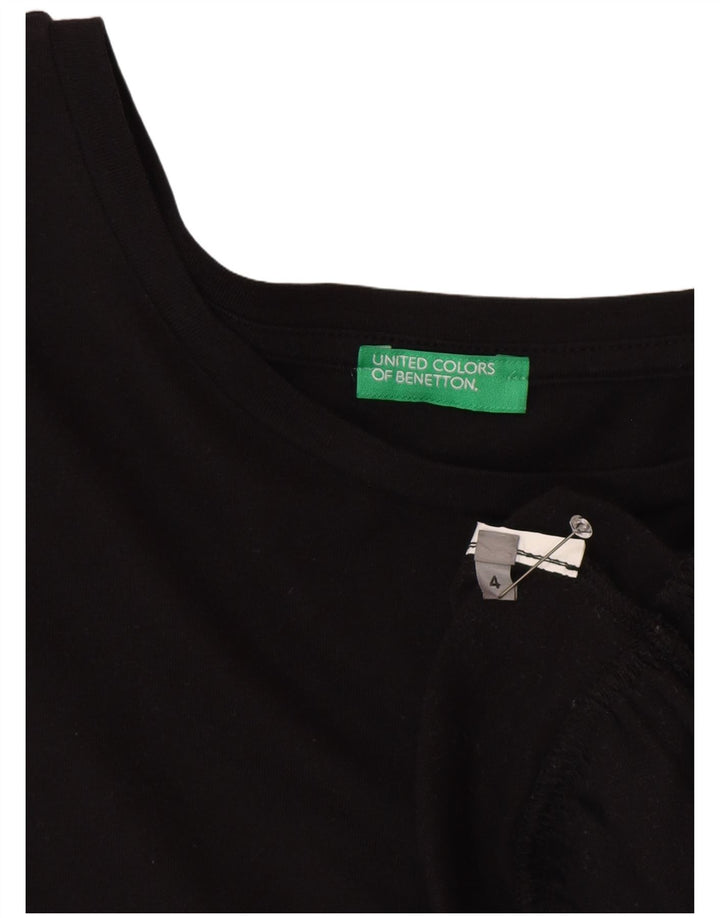 Camicetta da donna con maniche a 3/4 Benetton Top US 4 Small Nera