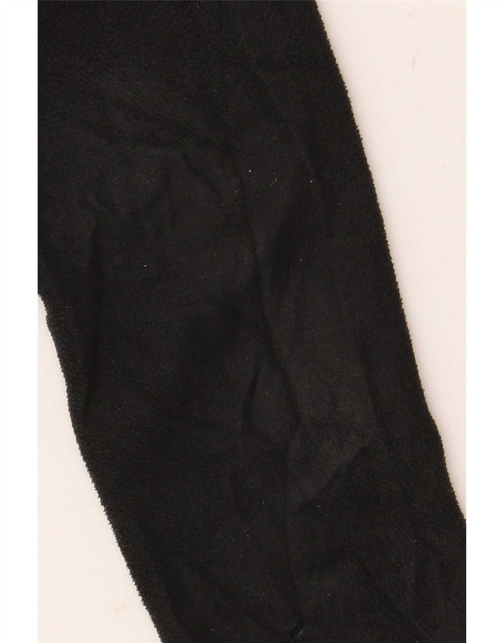 Giacca in pile da donna Marks & Spencer UK 12 poliestere nero medio