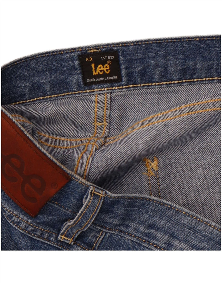 Pantaloncini di jeans da uomo LEE W34 grandi blu