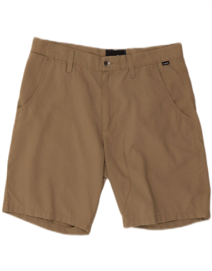 HURLEY Mens Casual Shorts W32 Medium  Beige Polyester Vintage Hurley and Second-Hand Hurley from Messina Hembry 