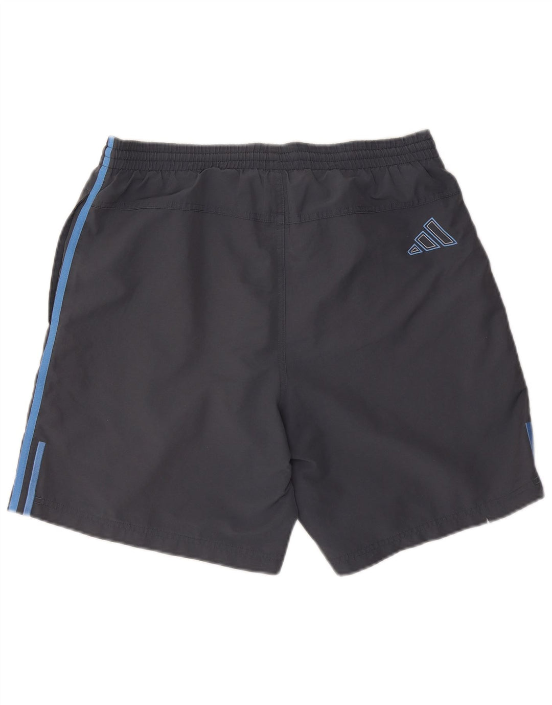Pantaloncini sportivi Adidas da uomo grandi in poliestere grigio
