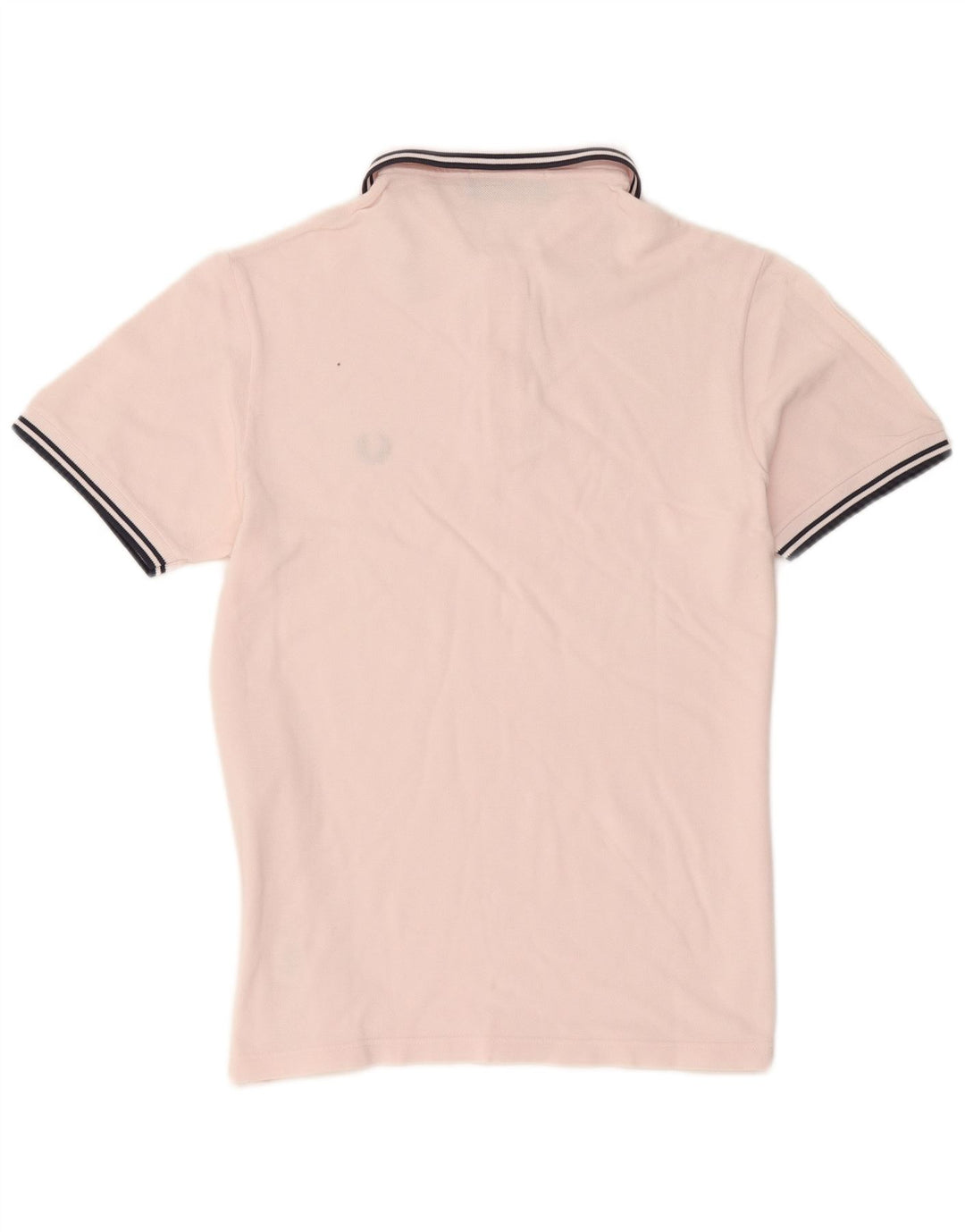 Polo da uomo Fred Perry in cotone a righe rosa medio