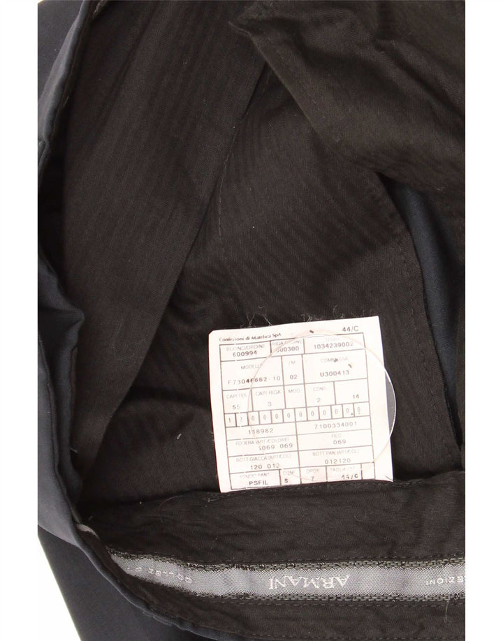 Pantaloni casual da uomo Armani IT 46 Small W28 L29 Neri