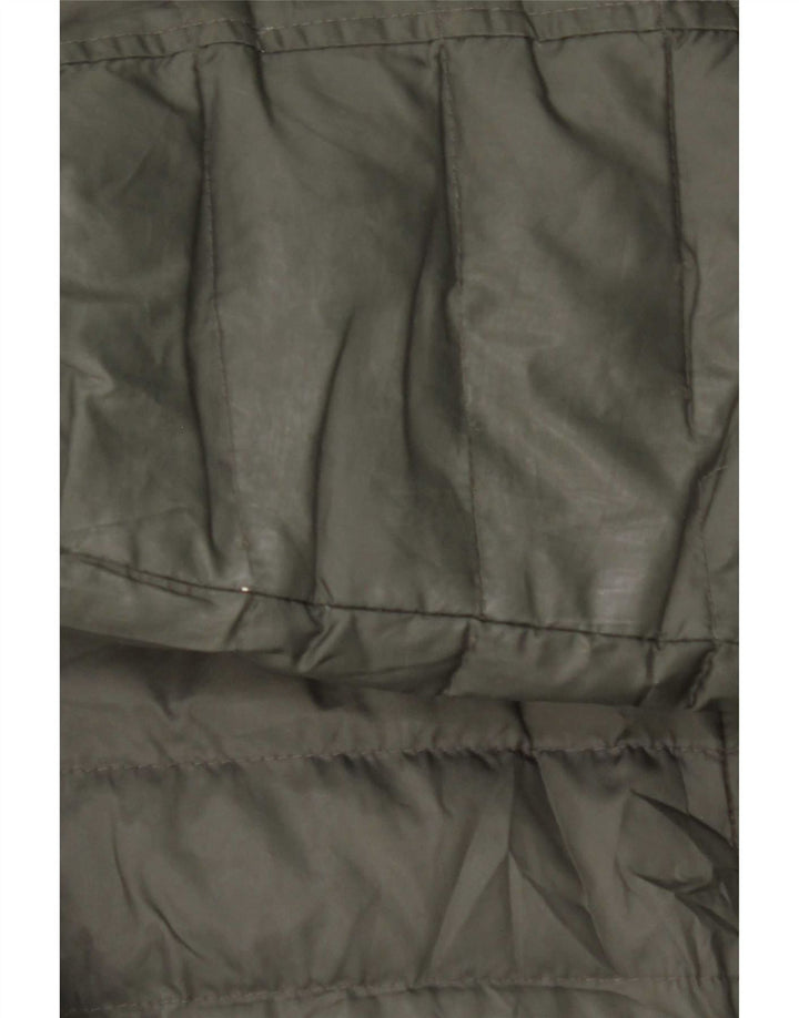 Massimo Dutti Giacca imbottita da uomo UK 40 Large Poliestere kaki