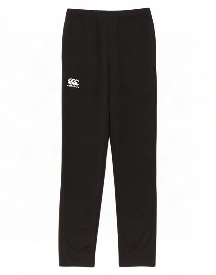 Pantaloni da tuta da uomo Canterbury piccoli in poliestere nero