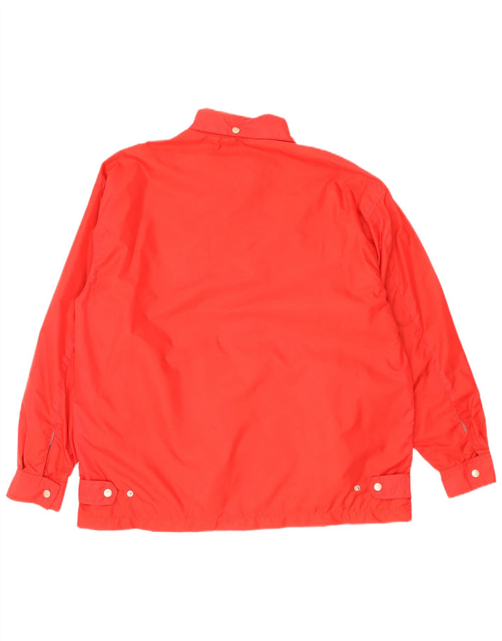 Giacca a vento con cappuccio da uomo Wrangler UK 38 medio rosso poliammide