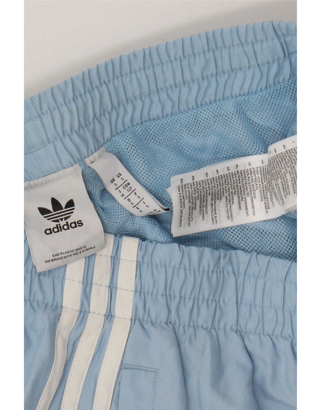 Pantaloncini da bagno da uomo Adidas piccoli blu in poliestere