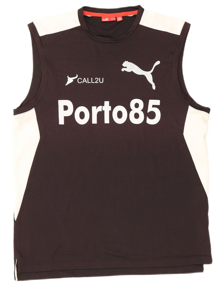 Canotta grafica da uomo Puma Large Black Colourblock