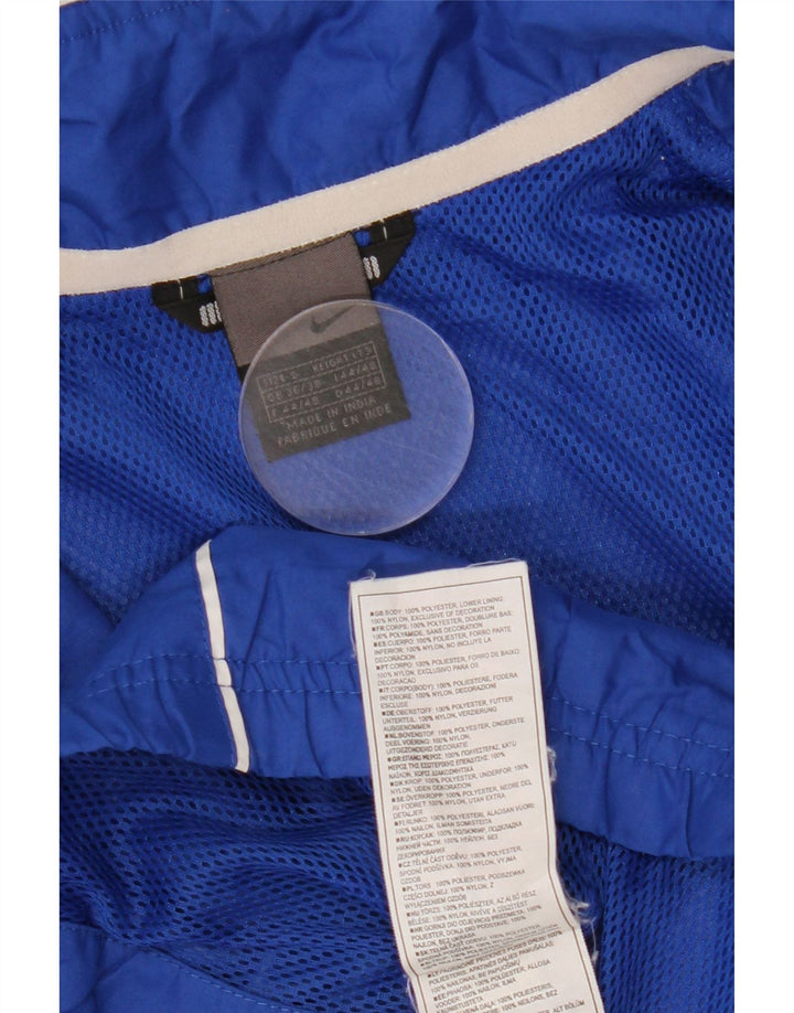 Giacca da tuta da uomo NIKE UK 36/38 Small Blu Colourblock Nylon