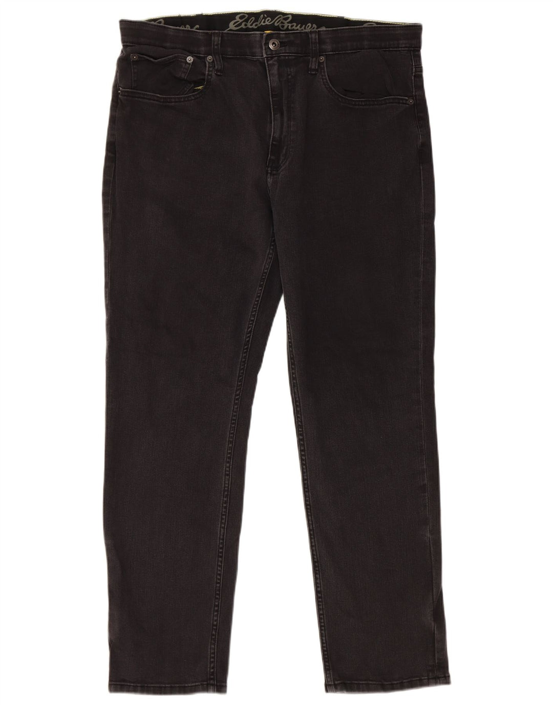 Jeans dritti da uomo Eddie Bauer W38 L30 neri