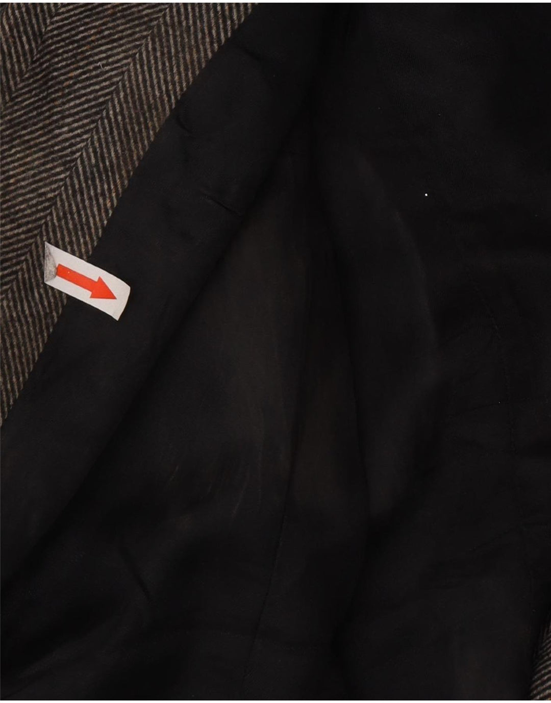 Giacca blazer doppiopetto da donna Zara UK 10 piccola grigia a spina di pesce