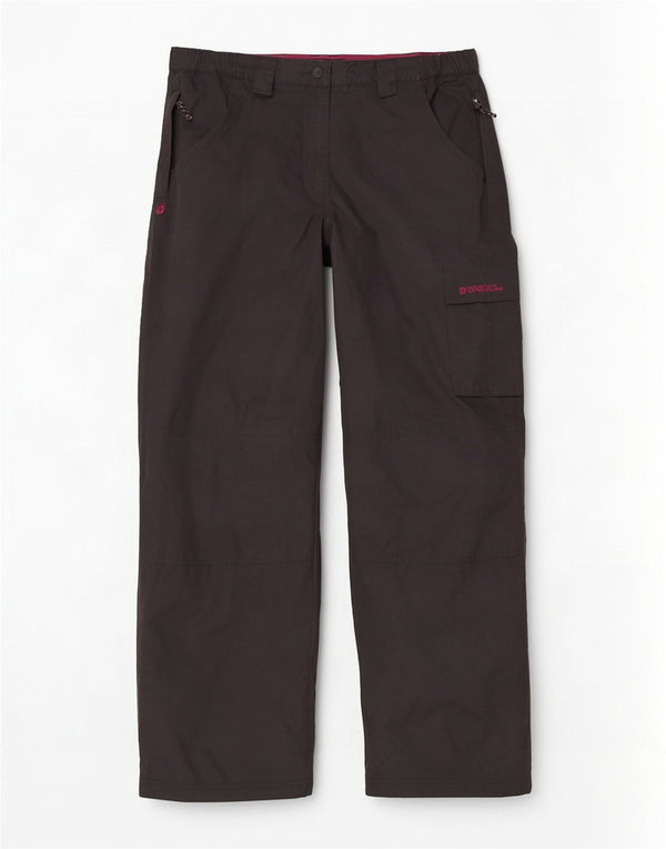 Pantaloni cargo dritti da donna Mountain Warehouse UK 14 Large W34 L35 Neri