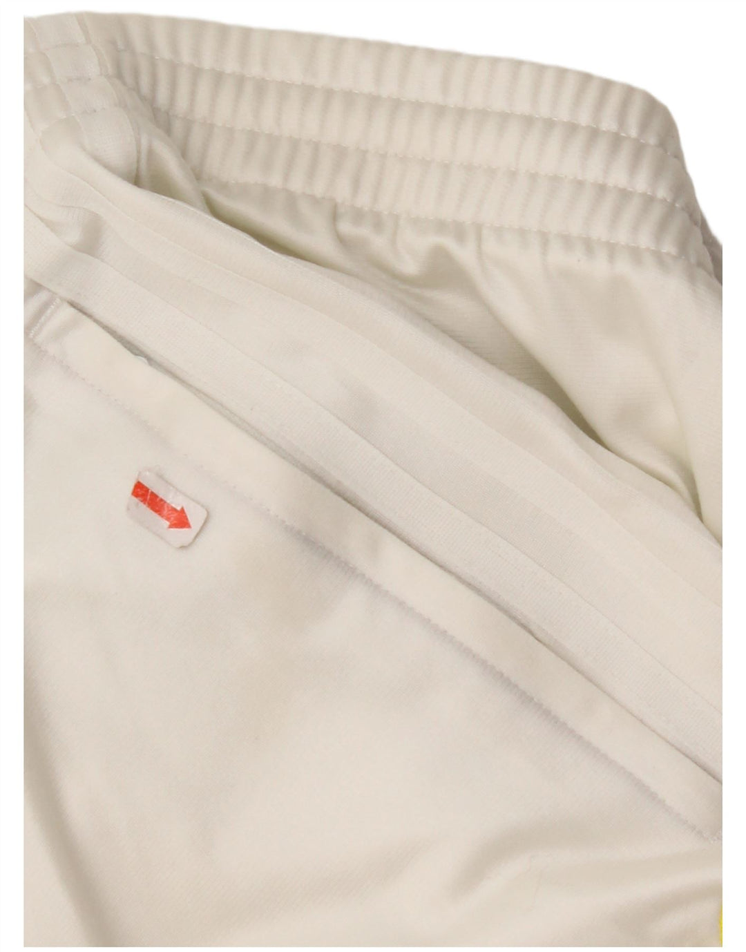 Pantaloni da tuta da uomo ADIDAS poliestere bianco medio
