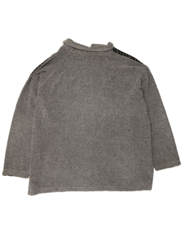 Giacca da ginnastica grafica da uomo Asics XL in cotone grigio