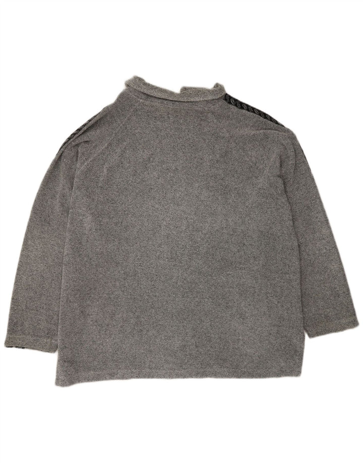 Giacca da ginnastica grafica da uomo Asics XL in cotone grigio