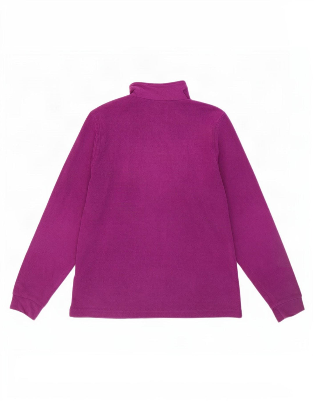 Brugi maglione in pile da donna con collo e zip UK 16 grande poliestere viola