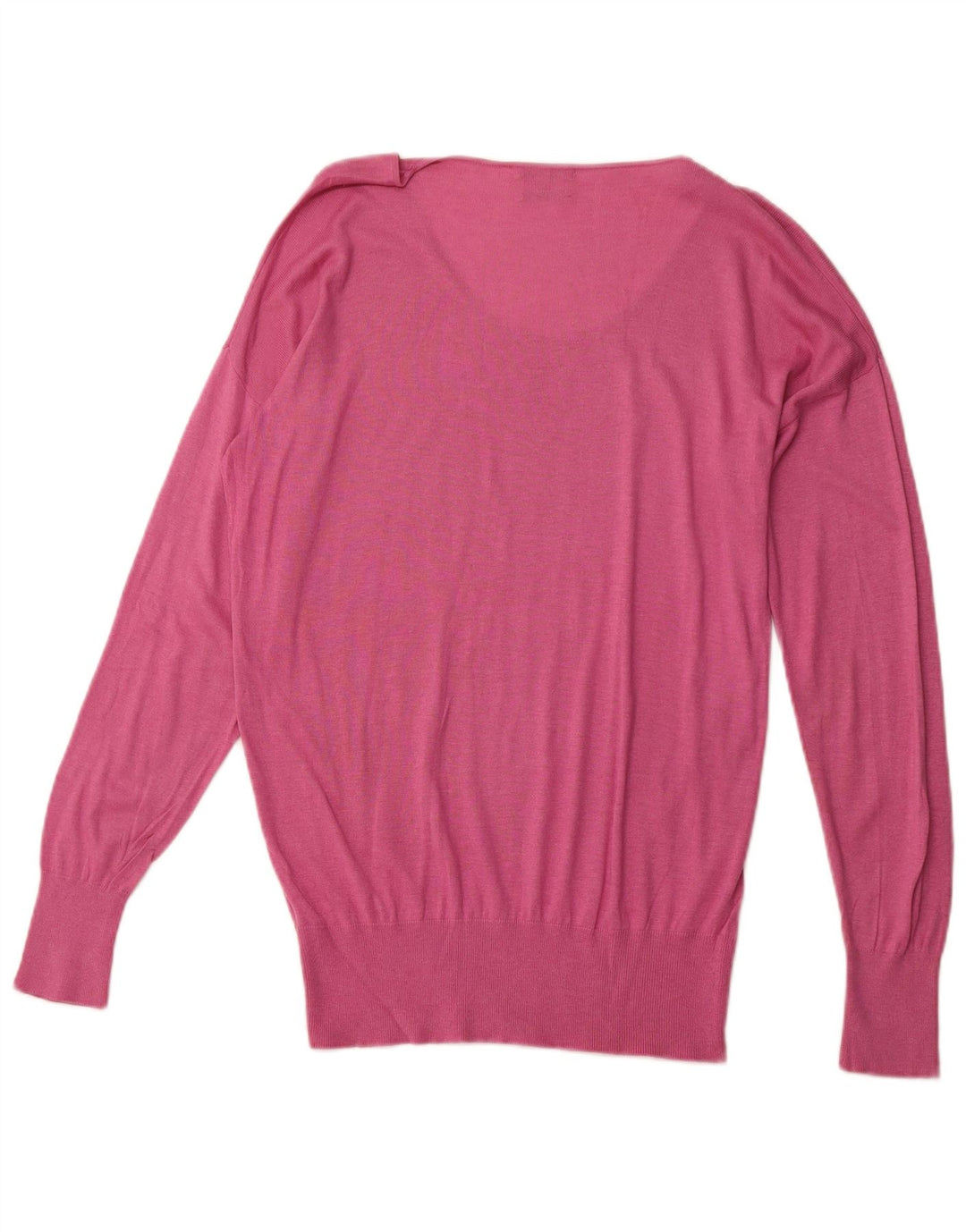 MASSIMO DUTTI Maglione da donna con scollo a barca UK 14 Seta rosa medio