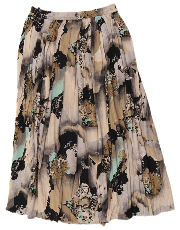Betty Barclay Womens Abstract Pattern Flared Skirt UK 12 Medium W28 Multico