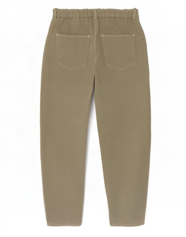 Jeans corti a vita alta da donna Zara, vestibilità ampia, taglia EU 42, grande, W32, L25, kaki