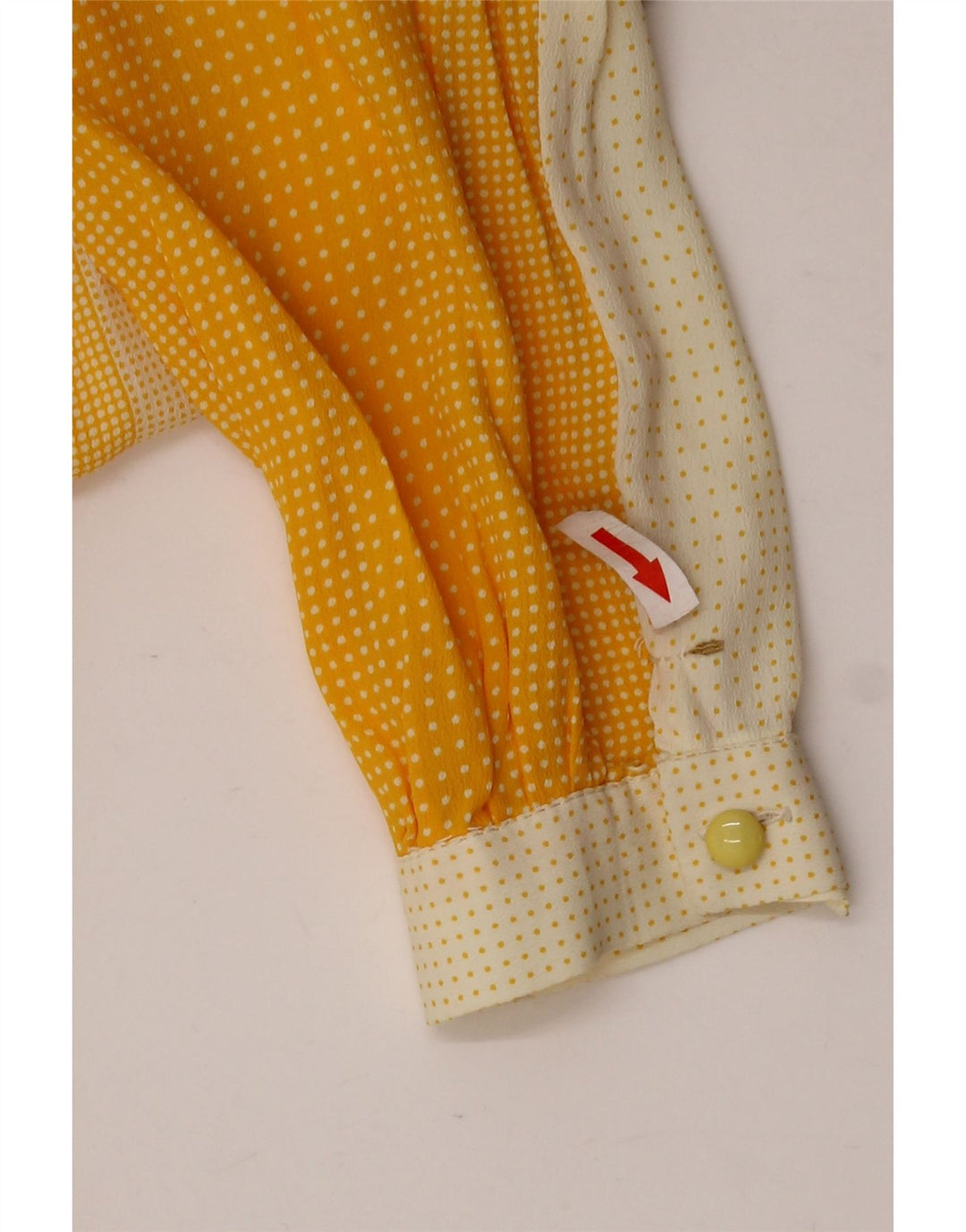 Camicia Donna BARTH IT 48 XL Seta Maculata Gialla