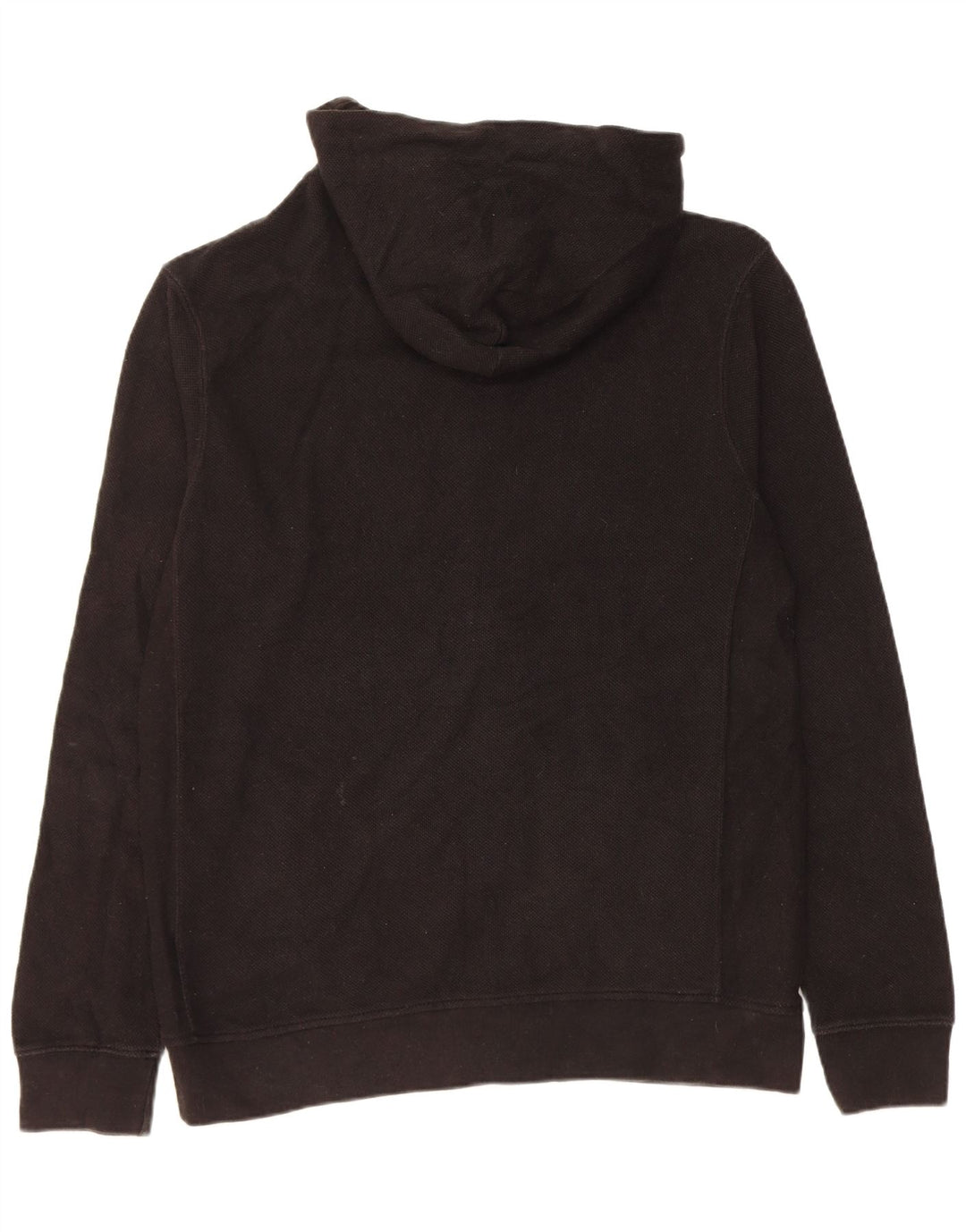 Maglione con cappuccio e zip da uomo Zara 2XL in cotone nero