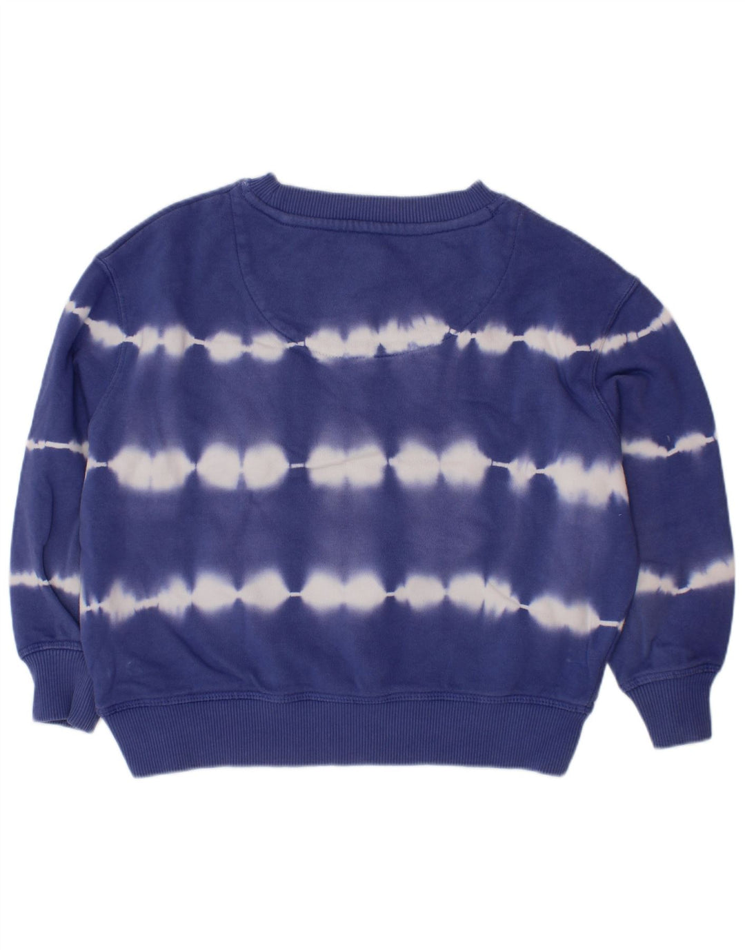 BODEN Felpa per Ragazze Maglione 4-5 Anni Blu Tie Dye in Cotone