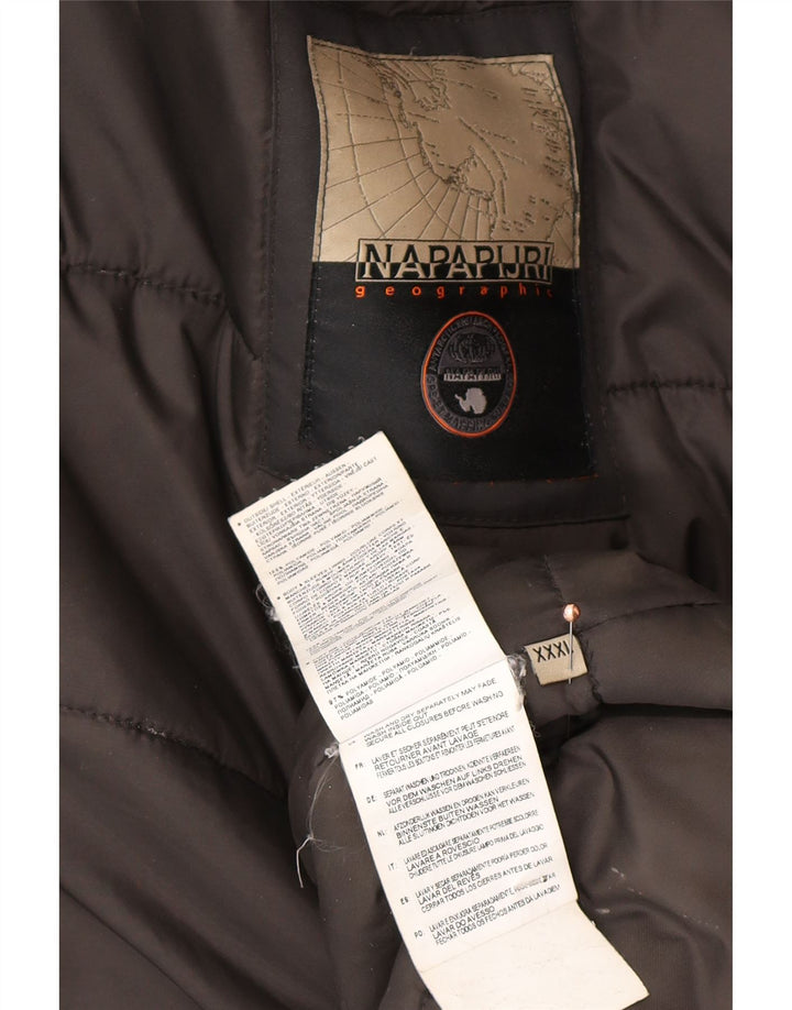 Cappotto imbottito da uomo NAPAPIJRI UK 46 3XL poliestere nero