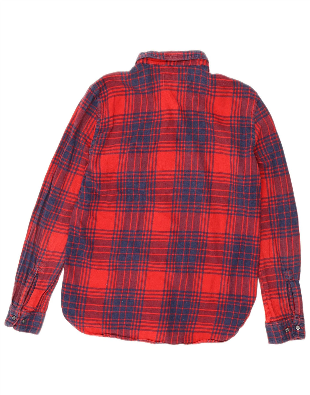 Camicia da uomo in flanella dalla vestibilità regolare di French Connection, scozzese rosso medio