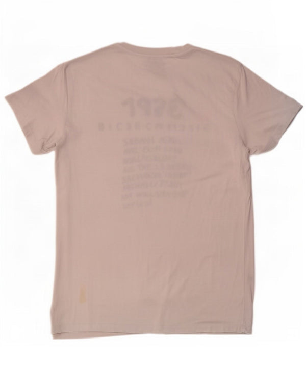 T-shirt grafica da uomo Diesel Top XL in cotone bianco