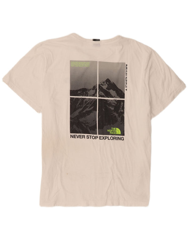 T-shirt grafica da uomo The North Face Top 2XL cotone bianco