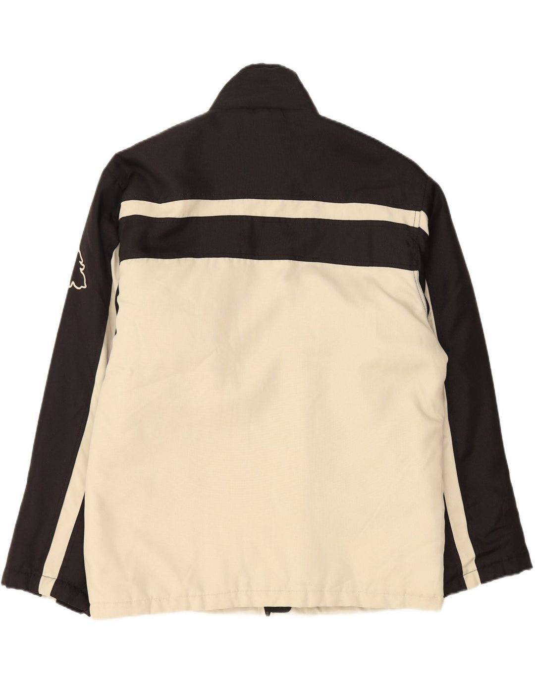 REWARD Mens Windbreaker Jacket UK 42 XL Black Colourblock Polyester Vintage Reward and Second-Hand Reward from Messina Hembry 