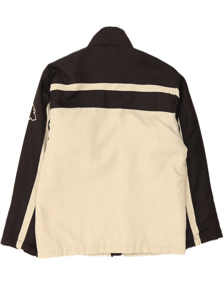 REWARD Mens Windbreaker Jacket UK 42 XL Black Colourblock Polyester Vintage Reward and Second-Hand Reward from Messina Hembry 