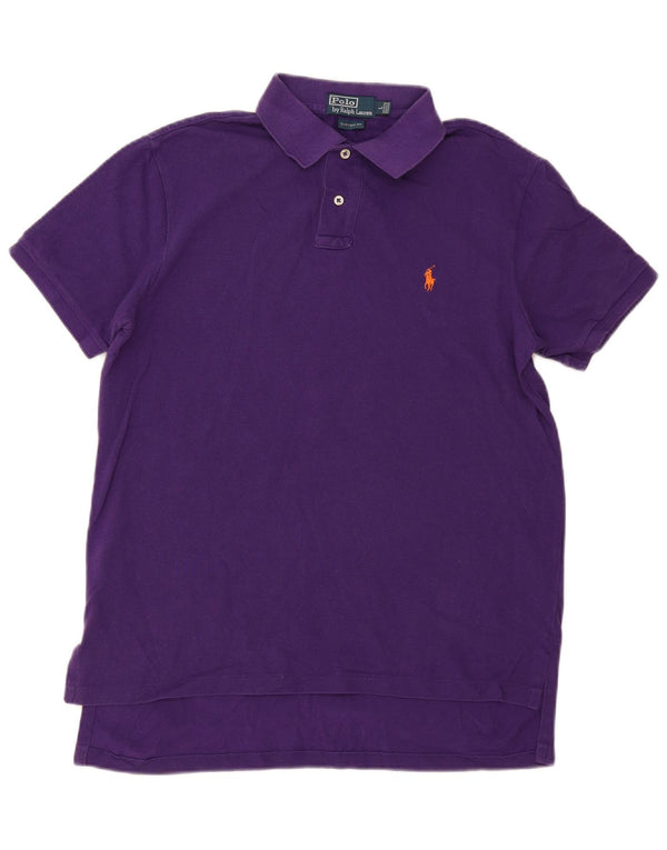 Polo Ralph Lauren Camicia da uomo su misura di grandi dimensioni in cotone viola