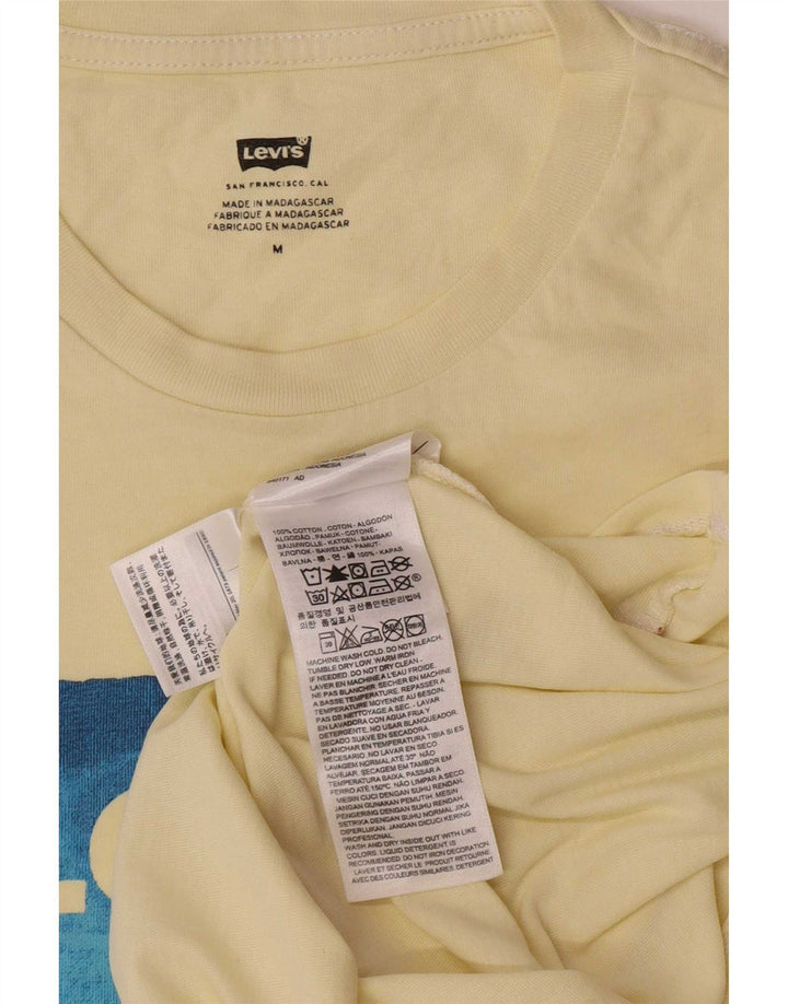 T-shirt grafica da uomo Levi's Top in cotone giallo medio