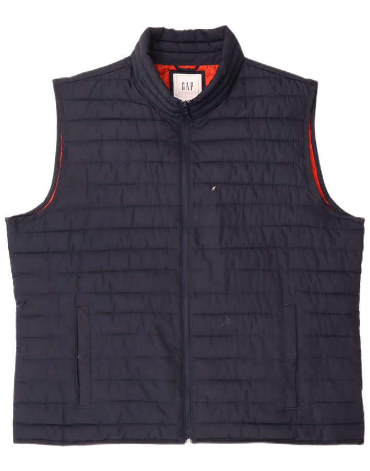 Gilet imbottito da uomo GAP UK 44 2XL Poliestere blu navy
