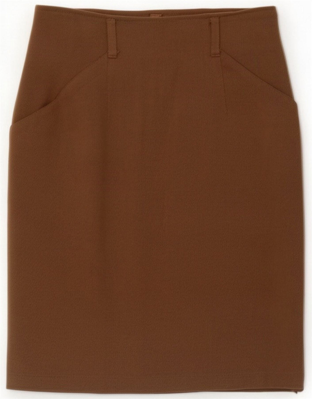 Gonna a tubino da donna Benetton IT 42 Media W26 Marrone Lana