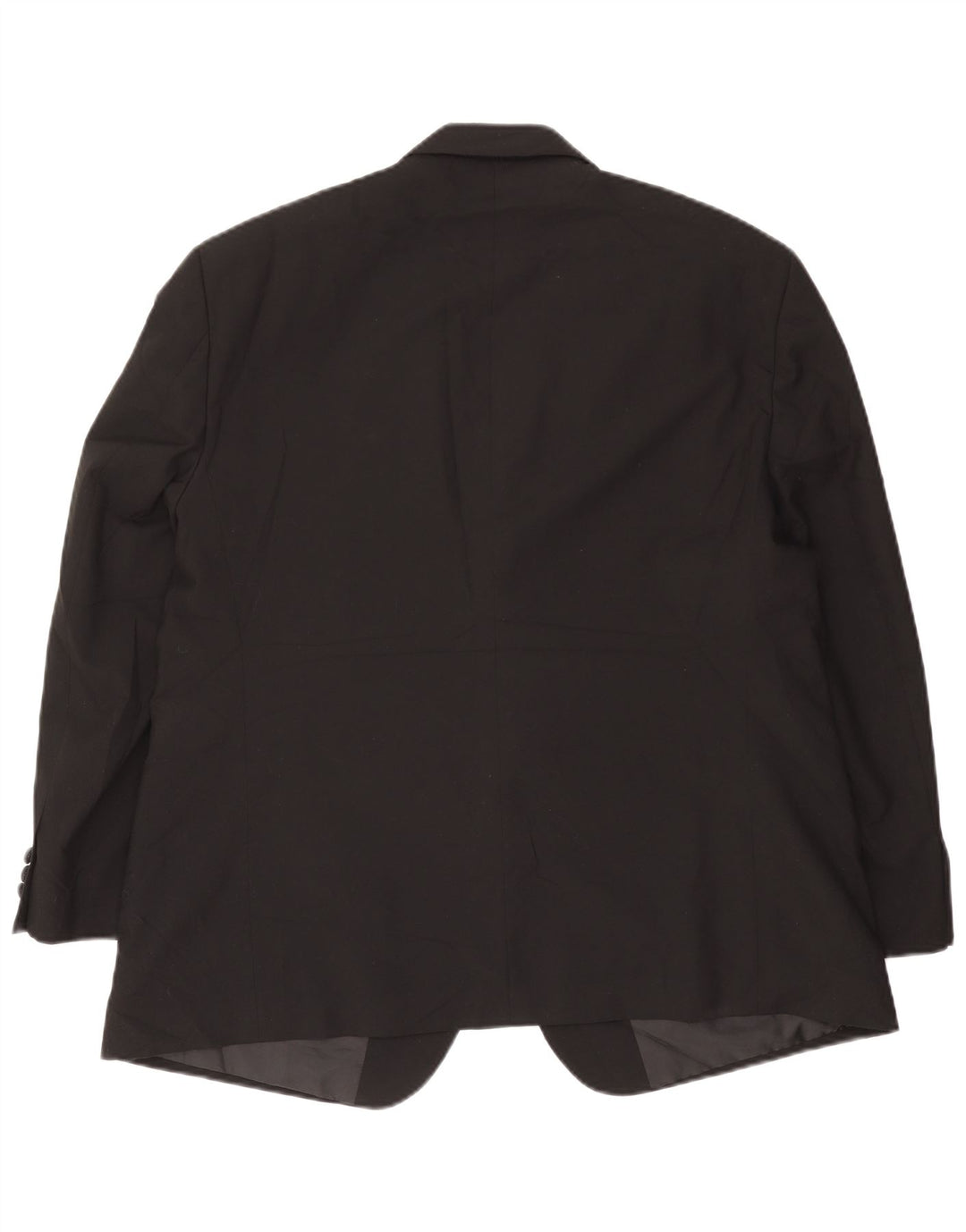 Giacca blazer corta da uomo Marks & Spencer a 2 bottoni UK 40 grande nera