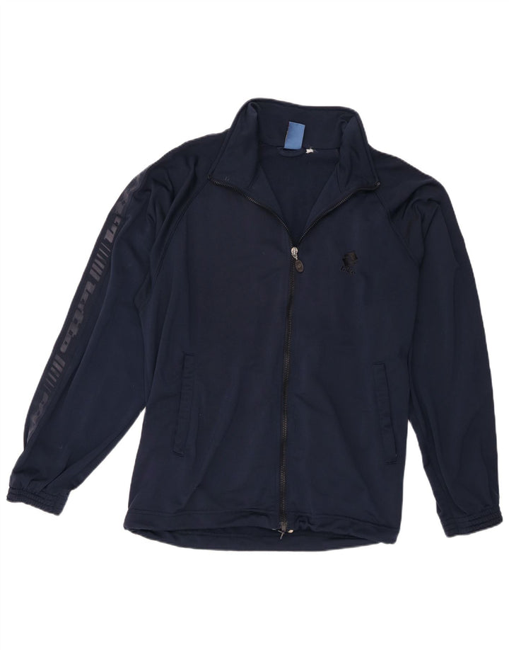 Giacca da ginnastica grafica da uomo Lotto grande blu navy