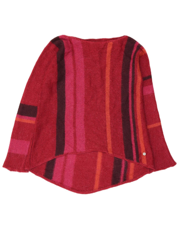 Maglione da donna con scollo a barca Benetton UK 6 XS a righe multicolore